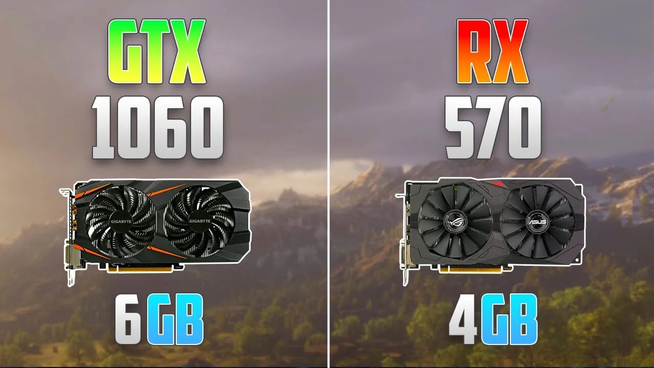 GTX 1060 vs RX 570 - 1080p