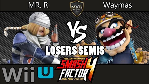 Mr. R vs Waymas - Smash Factor 4 - Losers Semis - Smash Wii U
