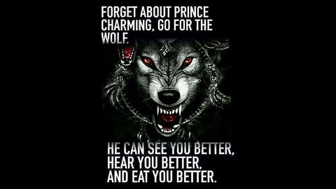 Embrace the path of the lone wolf