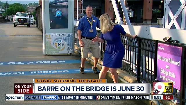 Photographer Dwayne Slavey Prepares for Barre on the Bridge