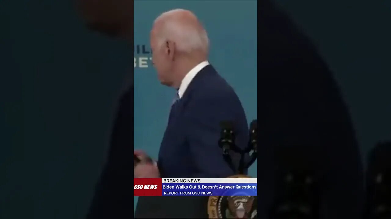 Biden walks out without taking questions, after addressing the abysmal September jobs report