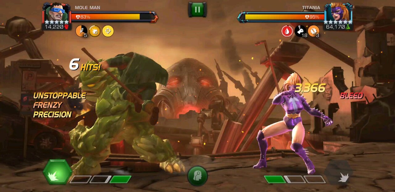 Mcoc, Titania blown out