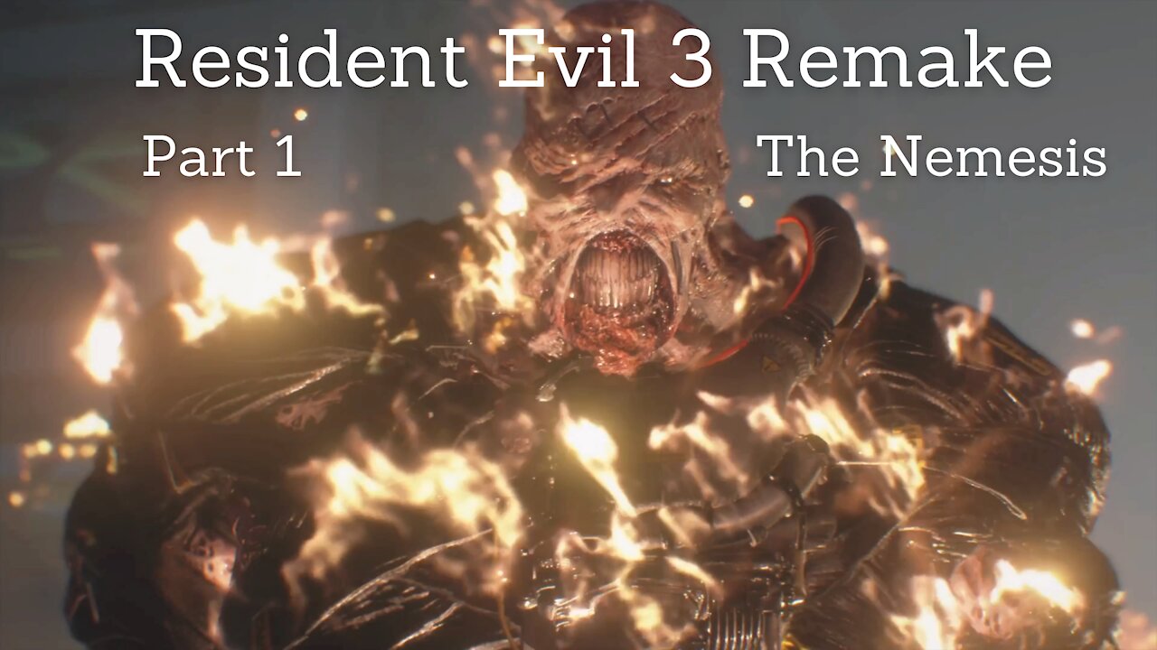 Resident Evil 3 Remake Part 1 : The Nemesis