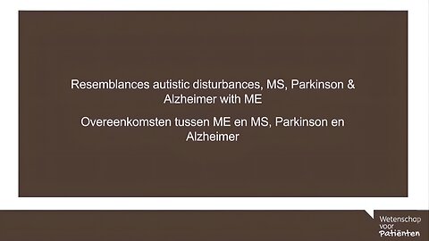 Resemblance with Autistic Disturbances, M.S., Parkinsons & Alzheimers with Epidemic M.E. - Leonard Jason (Psychologist)