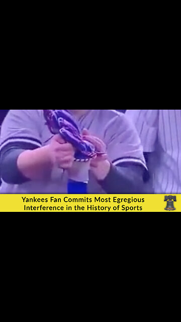 Yankees Fan Commits Most Egregious Interference in the History of Sports