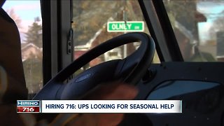 Hiring 716: UPS looking for 200 seasonal employees immediately