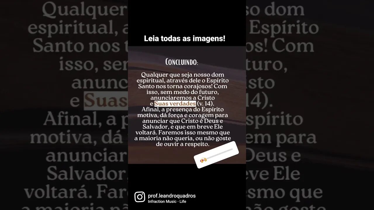 Leia todas as imagens! Um cristão covarde presta um desserviço à causa de Deus #leandroquadros