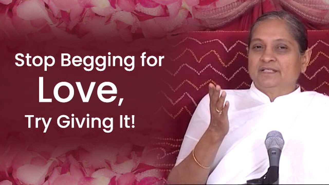 Stop Begging for Love, Try Giving It! | True Definition of Real Love | Pujya Niruma