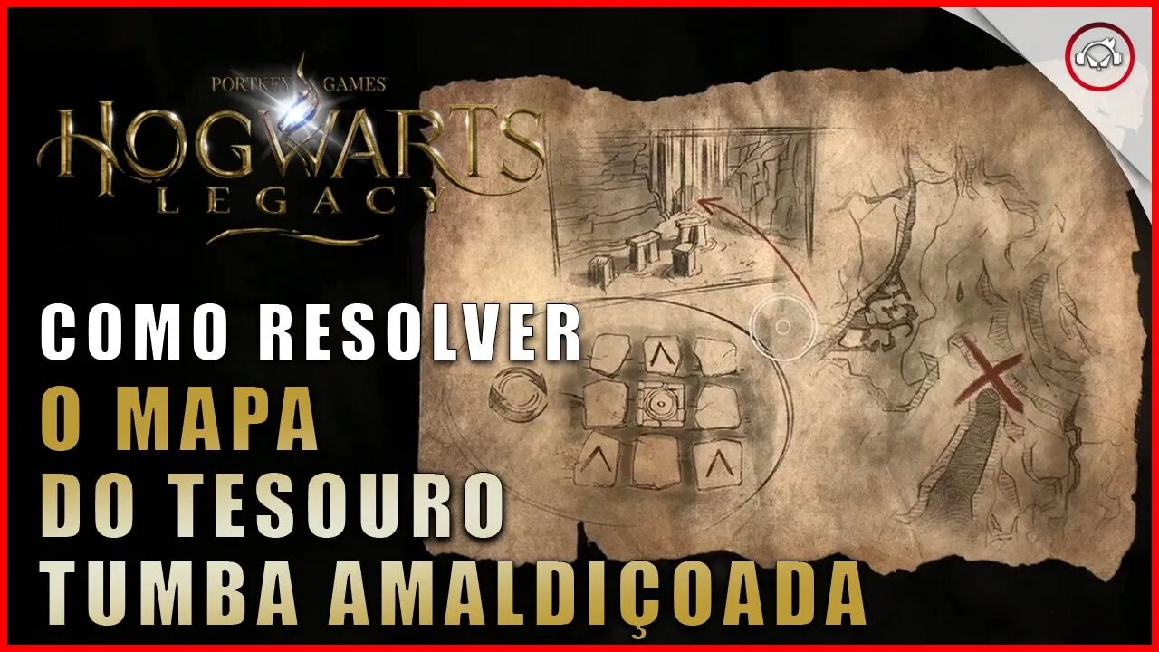 Hogwarts Legacy, Como resolver o mapa do tesouro da Tumba Amaldiçoada | Super-Dica
