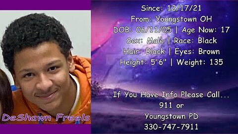 #Missing #Anniversary | DeShawn Freels | 12/17/2021