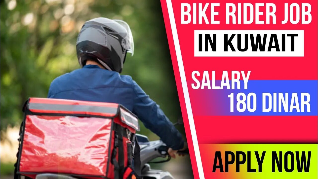 Bike Rider Job In Kuwait | Delivery Boy Job In kuwait | @gulfvacancy07