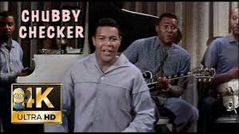 Chubby Checker AI 4K Colorized Enhanced - Your Lips and Mine (1961)