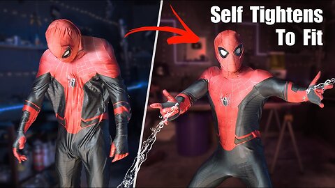 Real Spider-Man Self Tightening Suit! - Shrinks To Fit With Artificial Muscles!!