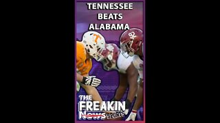 Tennessee Volunteers Snap Fifteen Year Losing Streak Against Alabama Crimson Tide #shorts