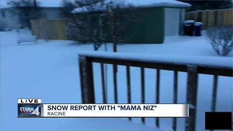 Snow report with 'Mama Niz'