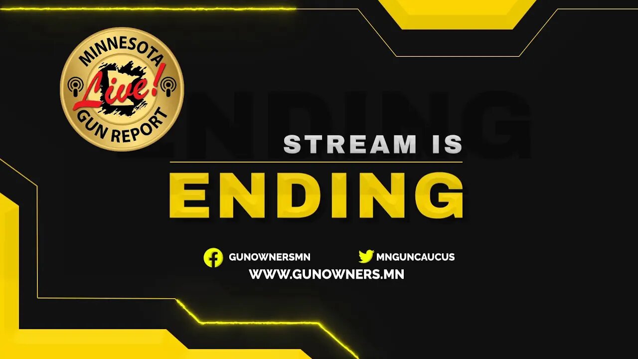MN Gun Report LIVE! 01/05/22