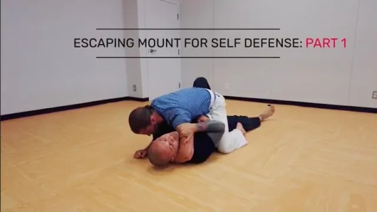 Mount Escape for Self Defense (Part 1)