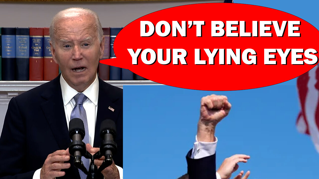 Biden Tells You to Calm Down. Facts About Attempted Assassination of Trump