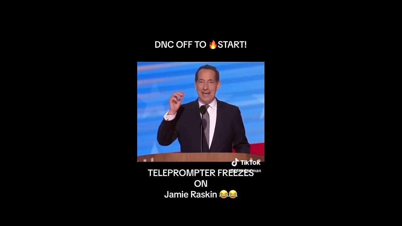 Teleprompter freezes during DNC speech, how embarrassing