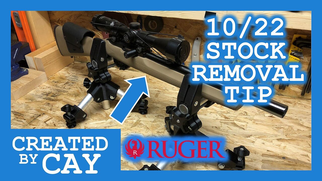 The EASY way to remove the stock on a Ruger 10/22 - MUST WATCH if you own a 10/22