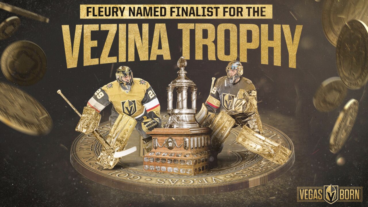 VGK goaltender Marc-Andre Fleury finalist for Vezina Trophy
