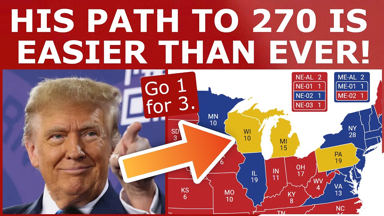 Trump's Path to Victory KEEPS GETTING EASIER!