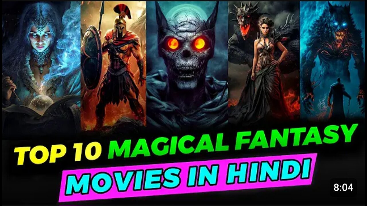 Top 10 MAGICAL FANTASY ADVENTURE MOVIE IN HINDI 1080P HD