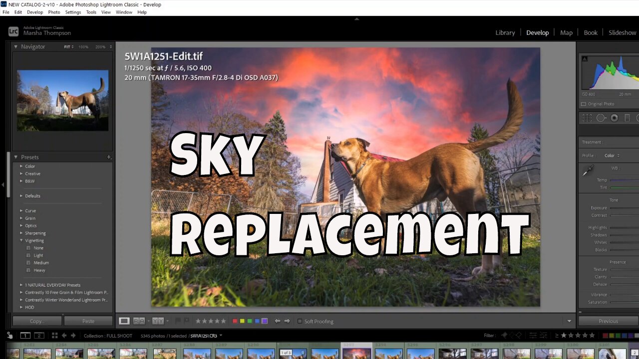 How I do a Sky Replacement in Photoshop