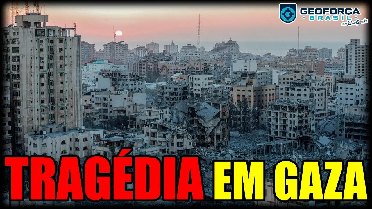 URGENTE | A TRAGÉDIA da Invasão em Gaza | Israel está escondendo defuntos? | Live Geoforça