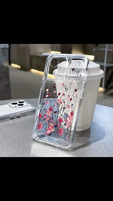 Transparent Flower Case For Samsung Galaxy