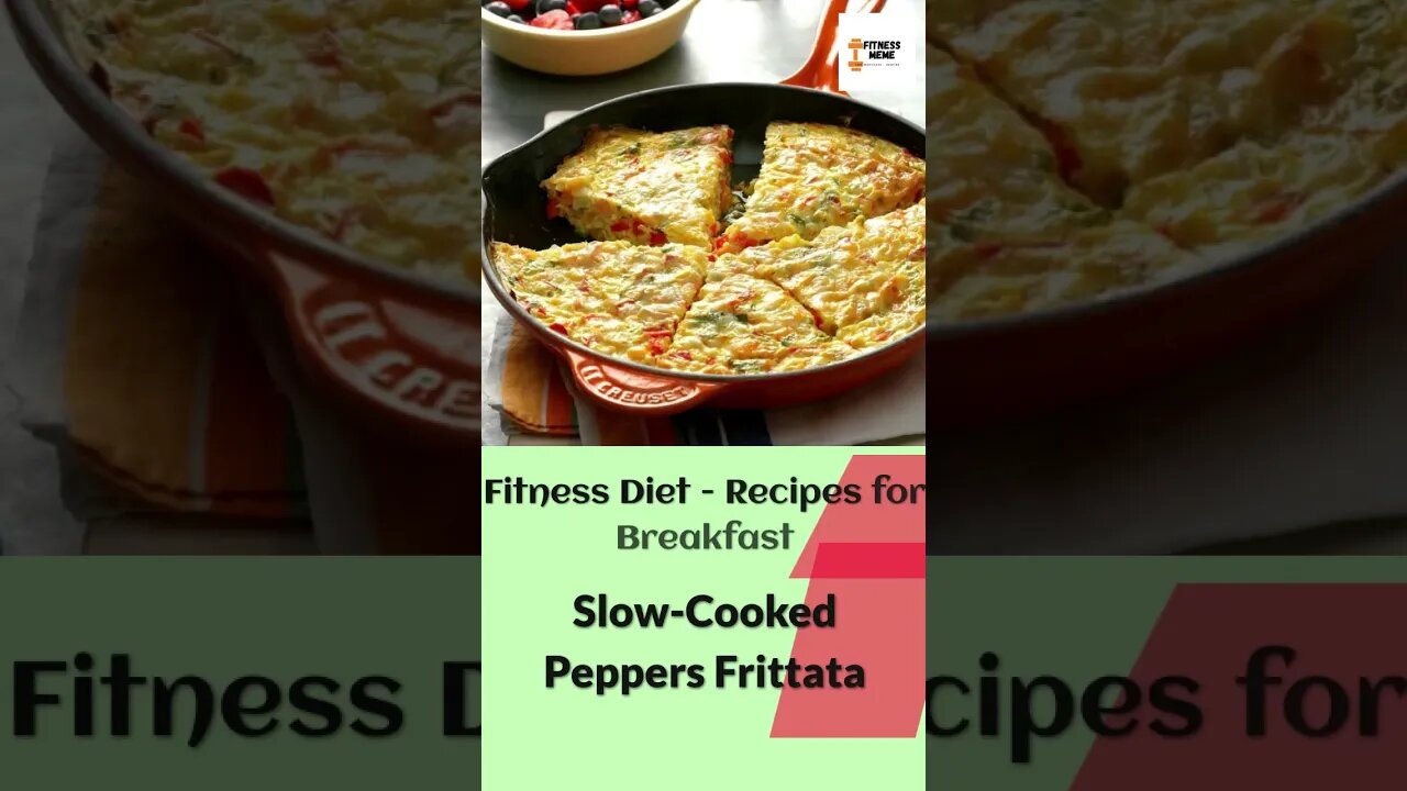 Fitness Diet | Peppers Frittata - 31/365 - Mediterranean Diet