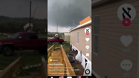 #tornado touchdown in rocky mountain NC 🌪️⚡⛈️