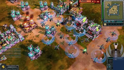 XonURhed, Falcon10 vs Zebrahead, Capture_Man vs ANT111, Pewpewlazer || Red Alert 3 Replay