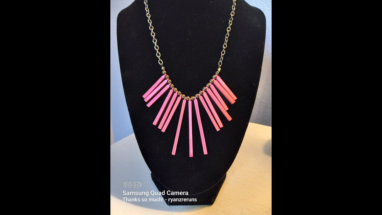 Pink Statement Necklace