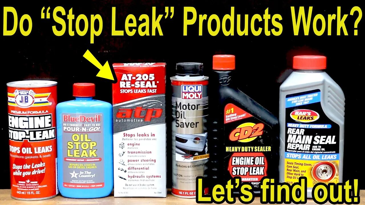 Do Stop Leak Products Work? Do They Damage Engine Seals? Will They Destroy an Engine? Let's Find Out