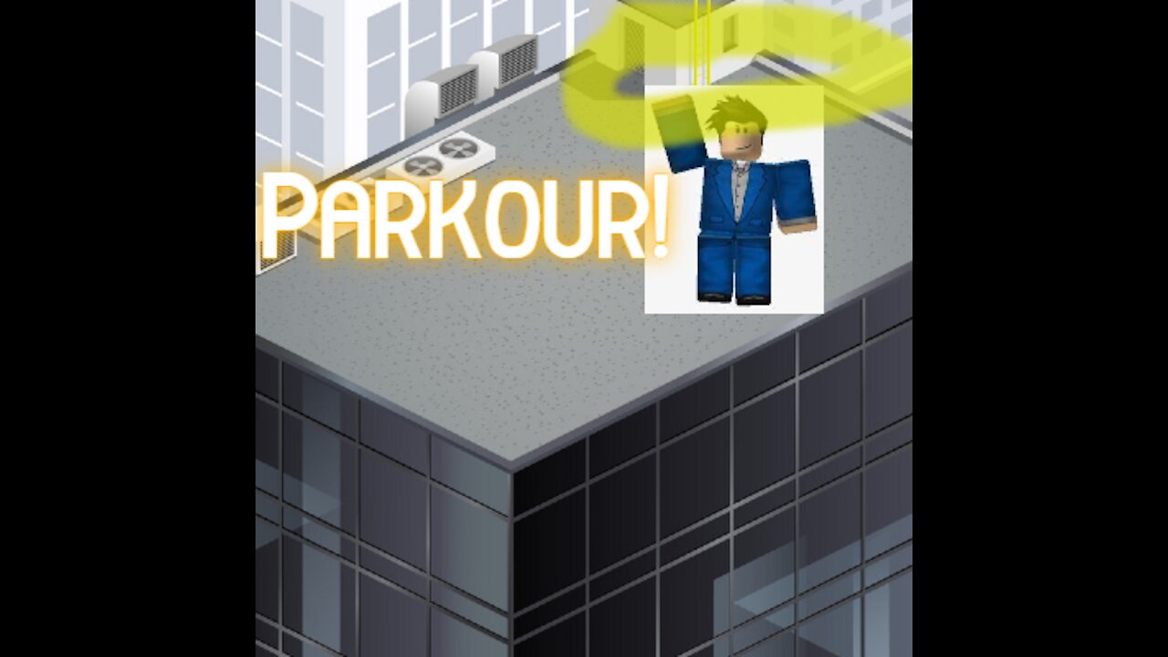 Proving to Roblox that I am the best at parkour!