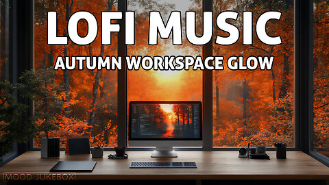 LOFI Music - Autumn Workspace Glow 🖥️🍁 | Beats to chill, play, work, relax