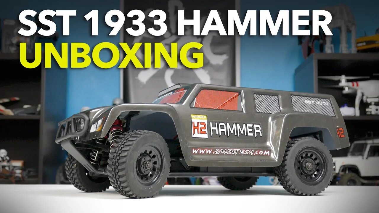 SST 1933 Brushless 4WD Shortcourse Hammer Car Unboxing