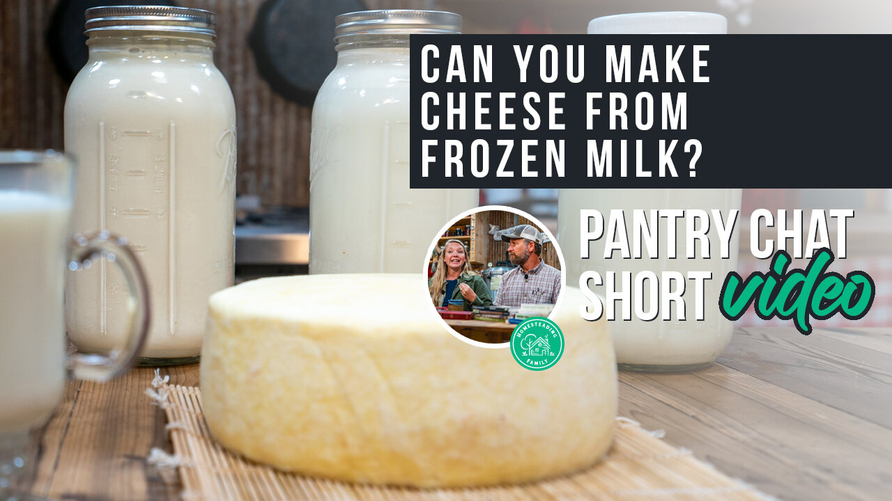 Can You Make Cheese From Frozen Milk? | Pantry Chat Podcast Short