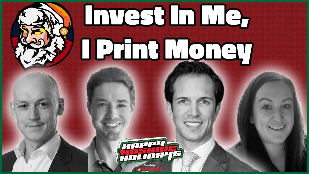 Invest In Bitcoin Miners! They Print Money