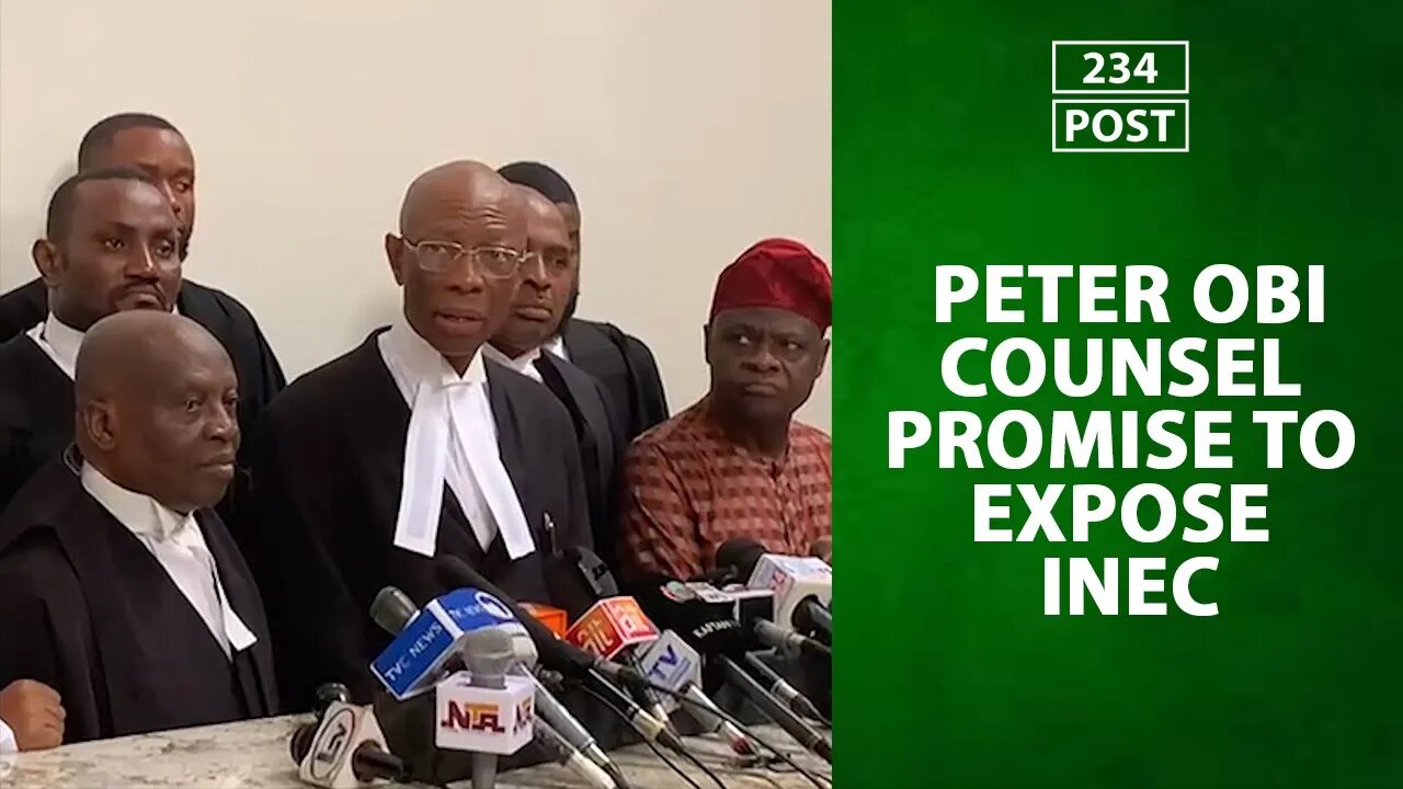 Peter Obi's Counsel Livy Uzoukwu (SAN) Promised to "EXPOSE INCE" During Trail