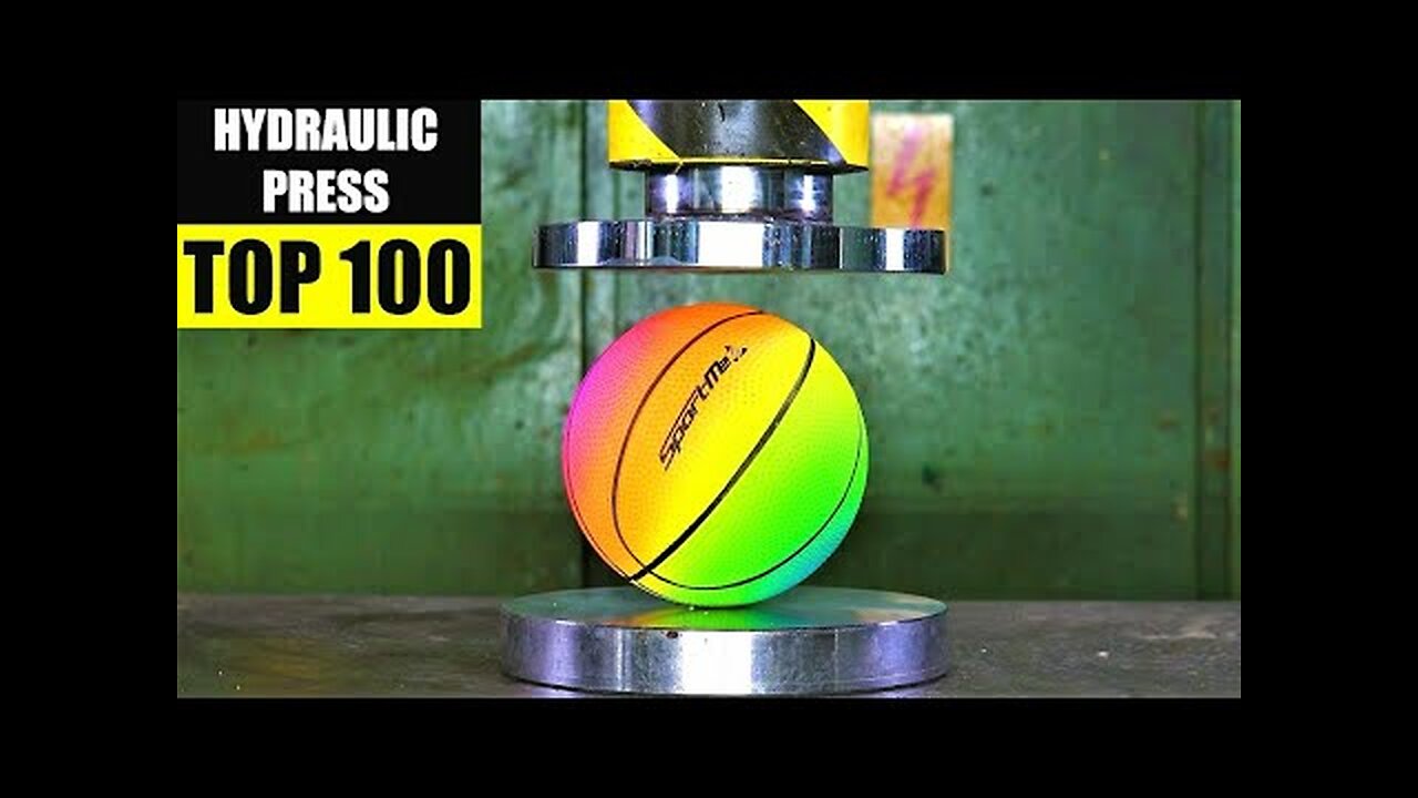 Top 100 Best Hydraulic Press Moments VOL 3 | Satisfying Crushing Compilation