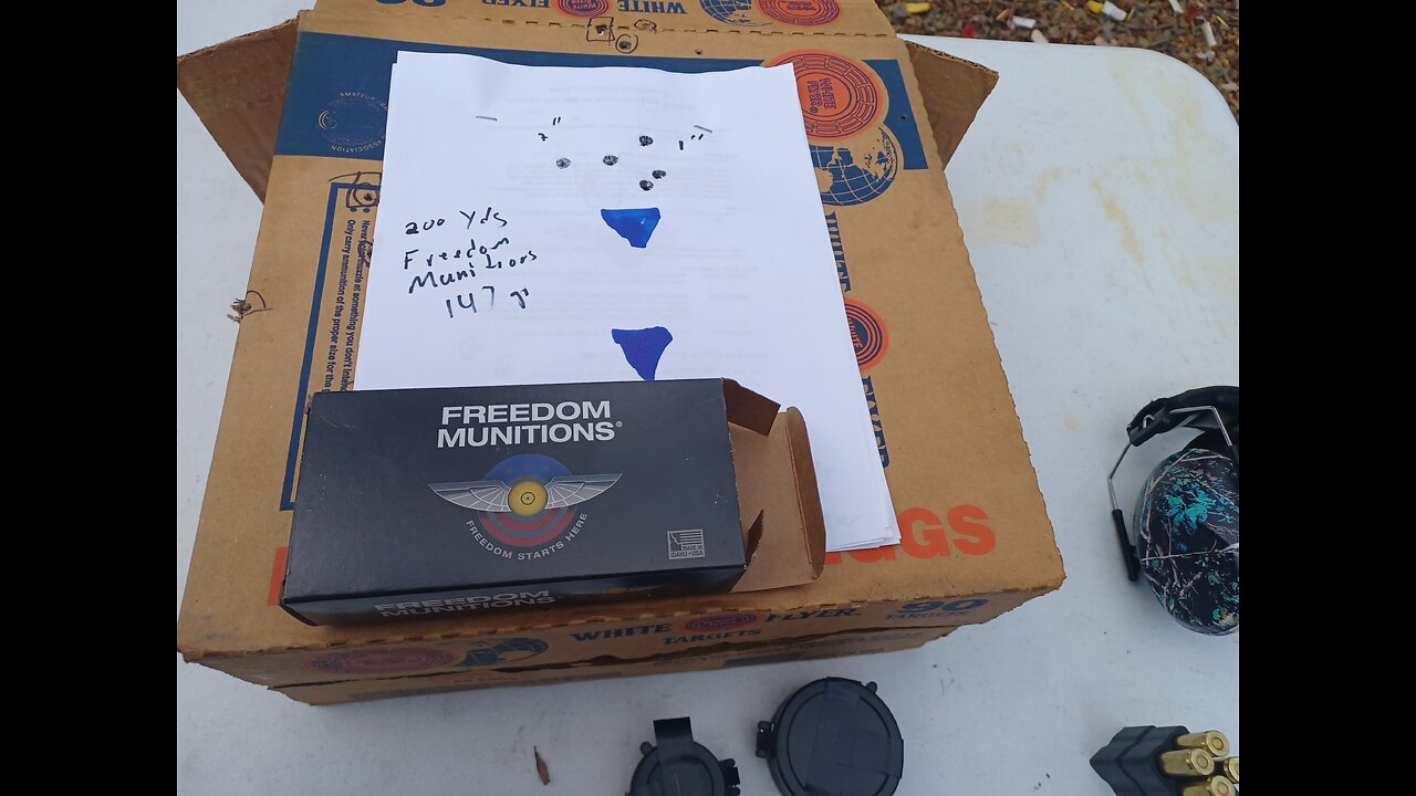 Freedom Munitions 308 ammunition... Energy 2,671 ft-lbs and accuracy .5 moa