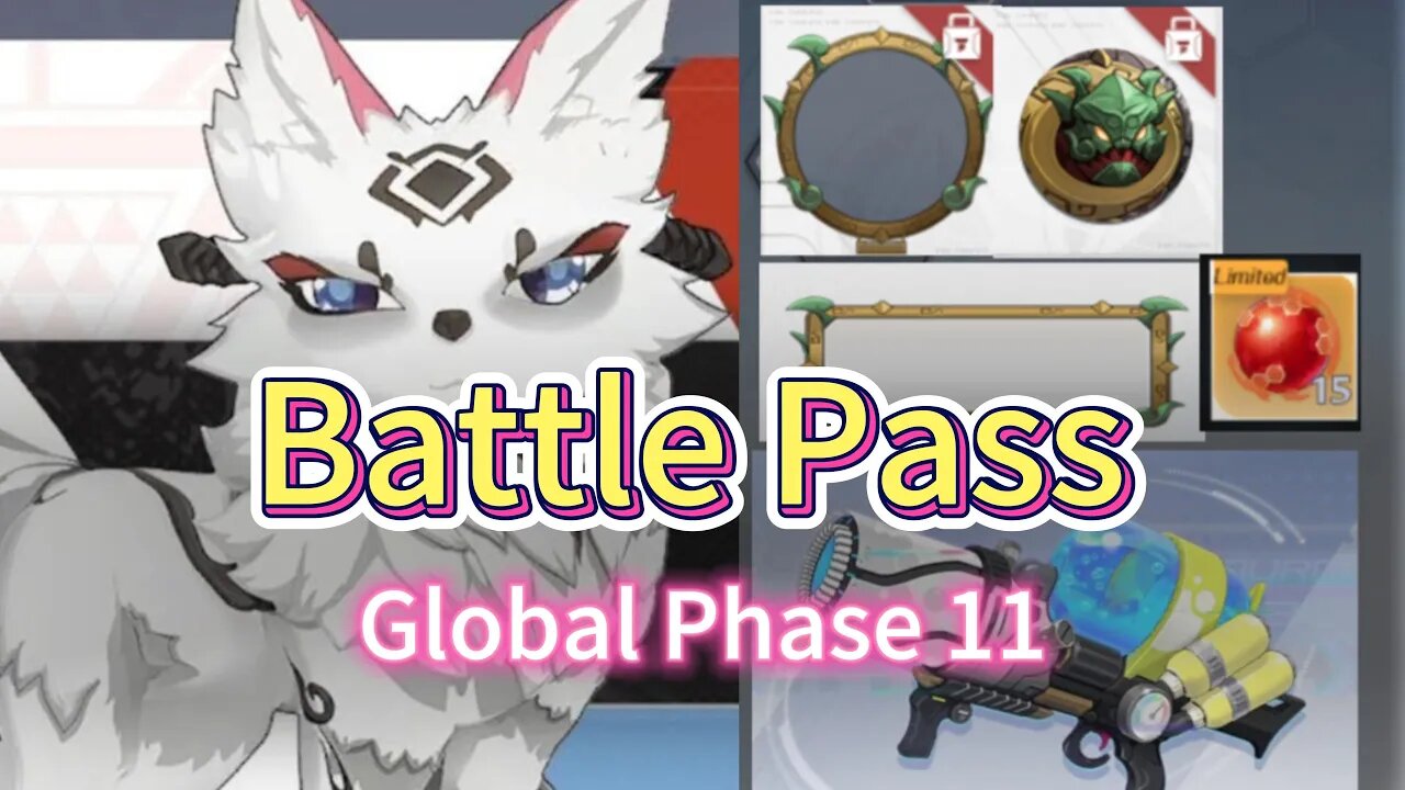 Phase 11 Global Battle Pass - Ink Fox Vehicle & Bubble Gun Relic Tower of fantasy