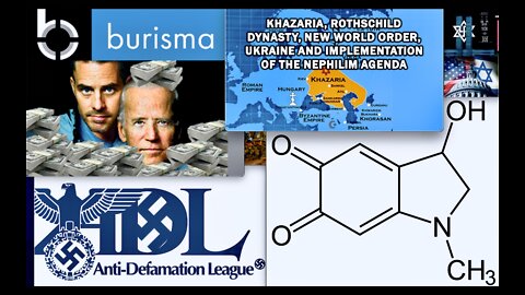 Ukraine Biden Money Laundering ADL Supports Nazis Khazarian Mafia Adrenochrome Illuminati Kazakhstan