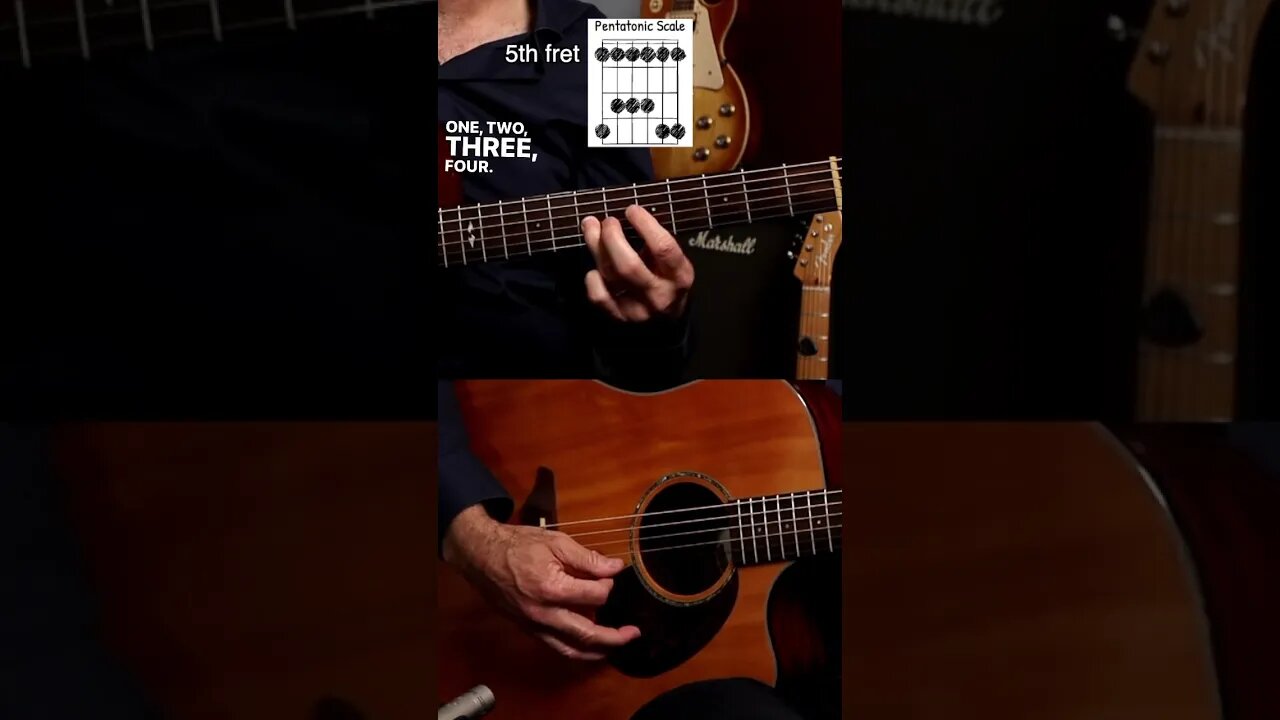 A fun way to practice the pentatonic scale! Part 1 #shorts