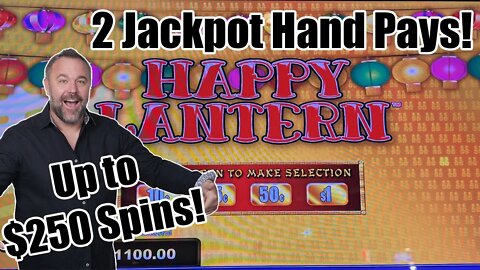 Happy Lantern - HUGE Hand Pays - Up to $250/Spin - Potawatomi Hotel & Casino!