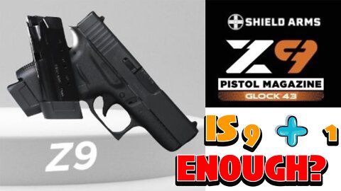 NEW for 2022‼️ Shield Arms Z9 Magazine Glock 43 | Bringing Single Stack Back or 2 Little 2 Late? 🤔