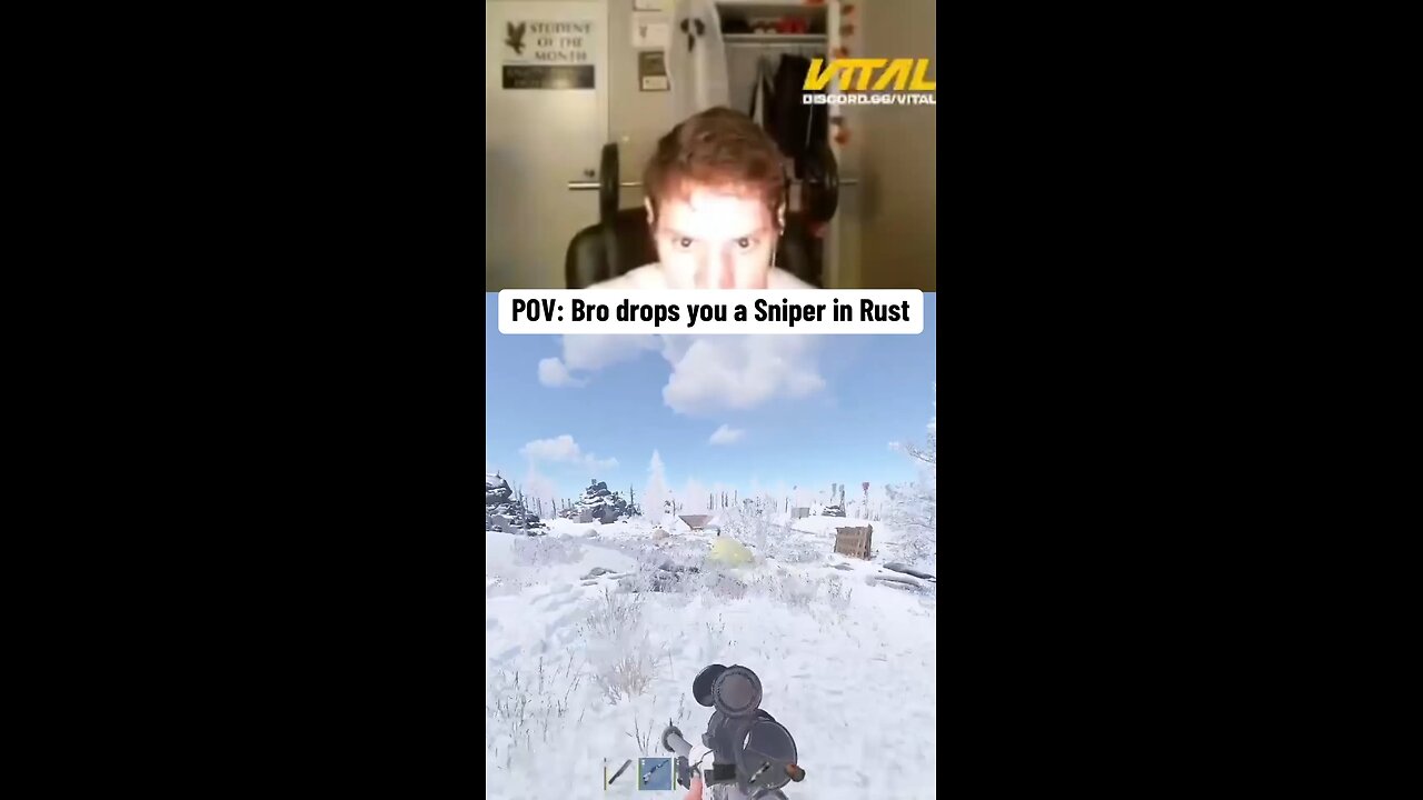 POV: Bro drops you a Sniper in Rust
