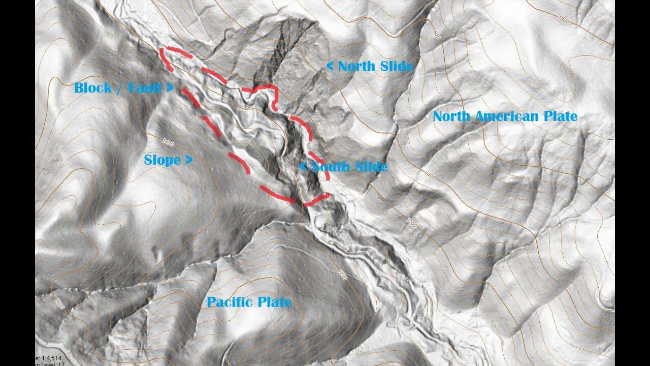 Stevens Canyon Land Slide, Tectonic Block?, Part 1